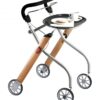 Able2 Let’s Go Indoor rollator – beech-silver (2)