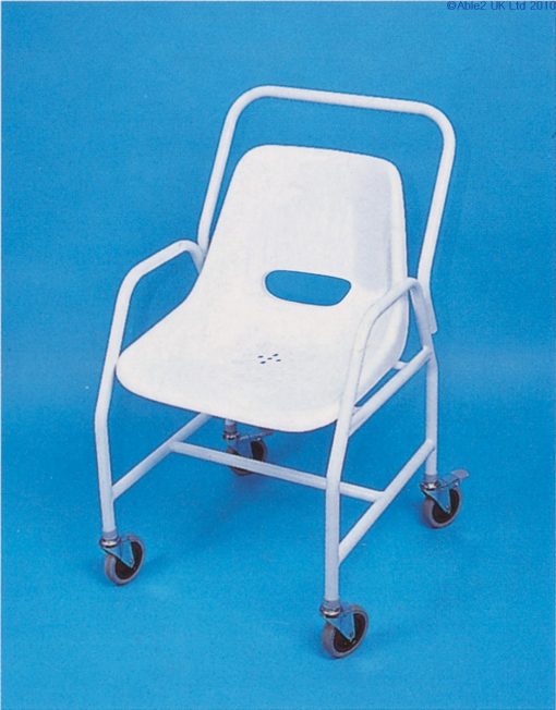 Mobile Shower Chair - Adjustable Height