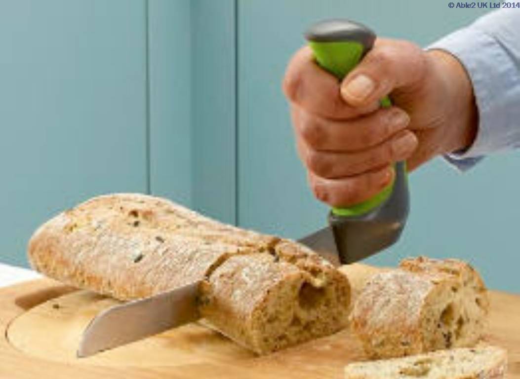 Bread Knife with right angle handle