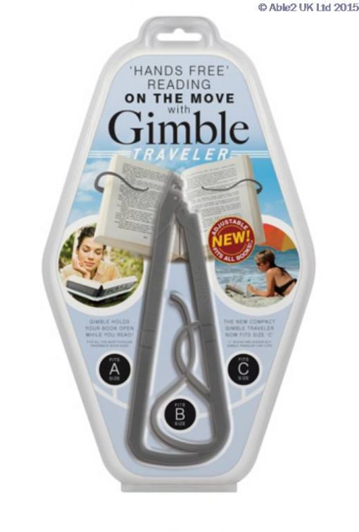Gimble Traveller Book Holder - Grey