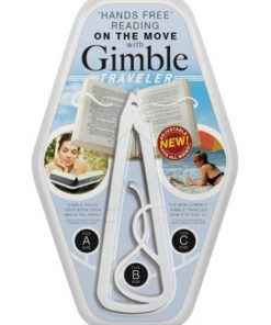 Gimble Traveller Book Holder - White