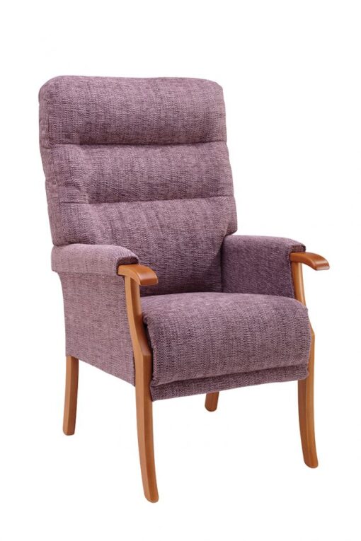 Orwell Fireside Cosi Chair - Kilburn Plum