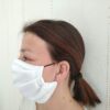 Máscaras faciales plisadas de estilo quirúrgico de algodón de doble capa: disponibles en paquetes de 5 o 10  15