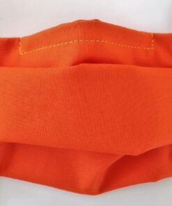 Plain Colours Double Layered 100% Cotton Surgical Style Pleated Reusable Face Masks – Available in Packs of 5 or 10