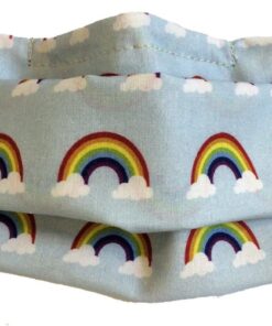 Summer Mixed Pack. 5 or 10 With Elastic - Double Layered 100% Cotton Surgical Style Pleated Reusable Face Masks V2
