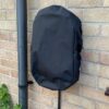 black EV home charging cover