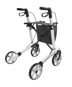 ATHLON SL - Carbon Ultralight Rollator, Large 62, White, TPE Wheels (3)