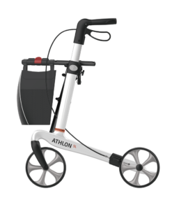 ATHLON SL - Carbon Ultralight Rollator, Large 62, White, TPE Wheels (5)