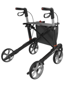 ATHLON SL - Carbon Ultralight Rollator, Medium 55, Black, TPE Wheels (3)