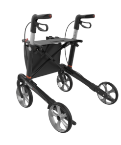 ATHLON SL - Carbon Ultralight Rollator, Medium 55, Black, TPE Wheels - Please contact us for price, colours & availability - Image 4
