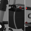 ATHLON SL – Carbon Ultralight Rollator, Medium 55, Red, SOFT Wheels (8)
