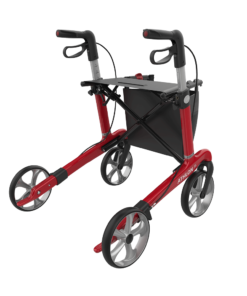ATHLON SL - Carbon Ultralight Rollator, Medium 55, Red, TPE Wheels (3)
