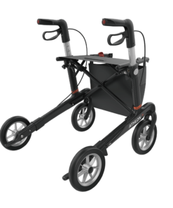 ATHLON SL - Carbon Ultralight Rollator, Small 50, Black, SOFT Wheels (3)