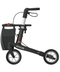 ATHLON SL - Carbon Ultralight Rollator, Small 50, Black, SOFT Wheels (5)