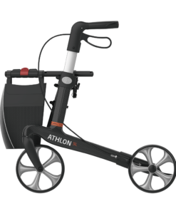 ATHLON SL - Carbon Ultralight Rollator, Small 50, Black, TPE Wheels (5)