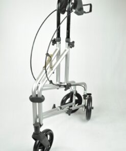 Able2 Compact Aluminium Tri Wheel Walker - silver (3)