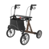 EXPLORER – Outdoor Rollator, Large 62, Brown, SOFT Wheels (5)