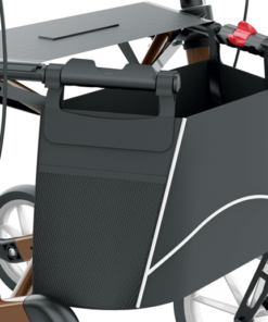 EXPLORER - Outdoor Rollator, Large 62, Brown, SOFT Wheels (7)