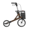 EXPLORER – Outdoor Rollator, Medium 53, Brown, SOFT Wheels (2)