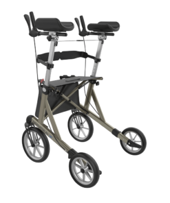 NAVIGATOR AIR - Outdoor Arthritis Rollator, Large 62, Champagne, SOFT Wheels (4)