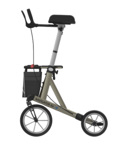 NAVIGATOR AIR - Outdoor Arthritis Rollator, Large 62, Champagne, SOFT Wheels (5)