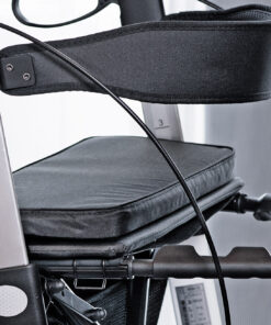 NAVIGATOR I - Fixed forearm supports, Indoor Arthritis Rollator, Medium 55, Grey, TPE Wheels (9)