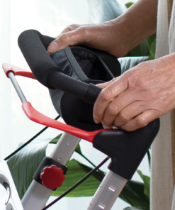 PIXEL - Indoor Rollator, Large , Whiteblack, TPE Wheels (7)