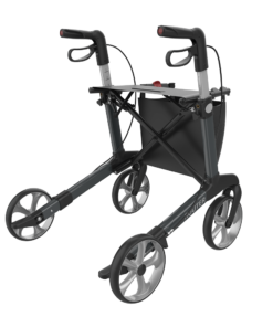 ROUTER - Aluminium Rollator, Medium 55, Grey, TPE Wheels (3)