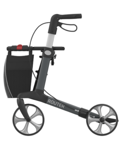ROUTER - Aluminium Rollator, Medium 55, Grey, TPE Wheels (5)