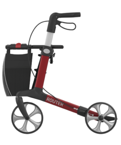 ROUTER - Aluminium Rollator, Medium 55, Red, TPE Wheels (5)