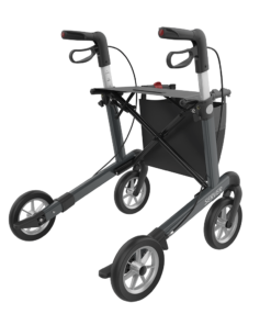 SERVER - Aluminium Leichtgewicht Rollator, Medium 55, Grey, SOFT Wheels (3)