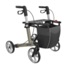 SERVER - Aluminium Lightweight Rollator, Small 50, Champagne, TPE Wheels (1)