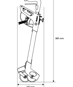 Folded height and length